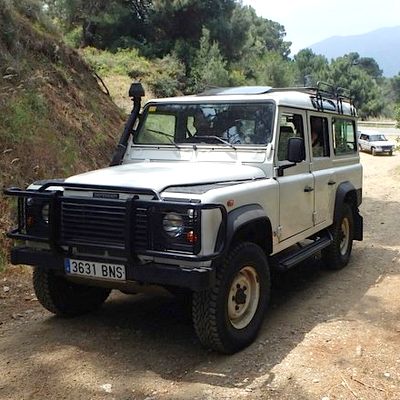 4x4 jeep on a hen weekend Marbella Guided safari tour