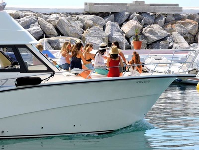 Private hen party boat charter