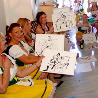 Life Drawing Classes with Hen Weekend Marbella