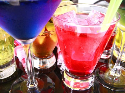 Beautiful cocktails made in Marbella