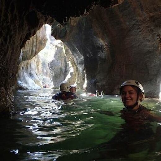 Canyoning in Benahavis Marbella with Hen Weekend Marbella guides