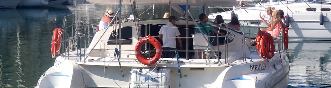 Catamaran tours in Benalmadena hen weeken
